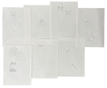 Luxury Fashion Brands | Original Designer Sketch | One of a Kind Artwork