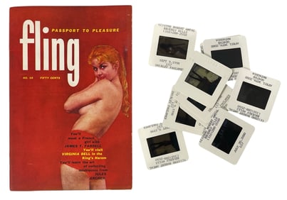 Fling Mini Adult Magazine With Photo Slide Collection