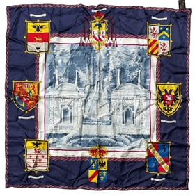 Villa D Este Scarf | 100 Percent Silk | Made in Italy