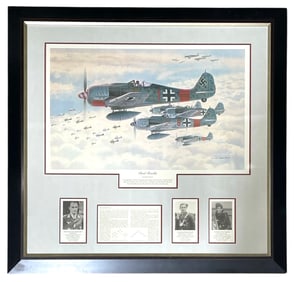 FRAMED Real Trouble By Keith Ferris | with coa
