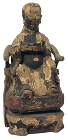 Male Figure Made Out Of Wood