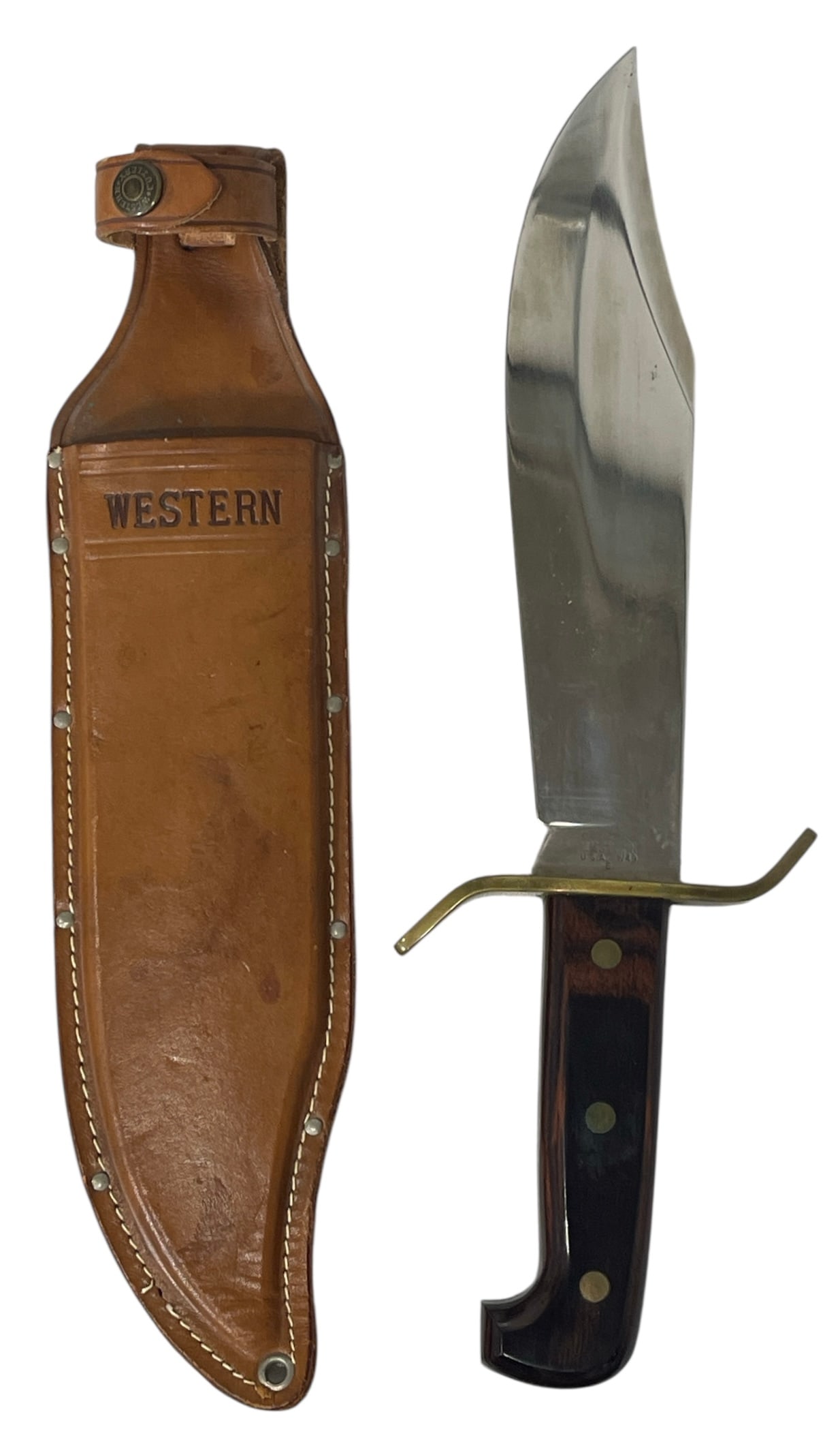 Western Knife with Holster (1 of 3)