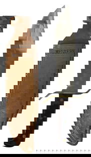 Western Knife with Holster: Western Knife with Holster