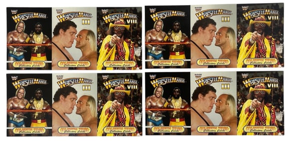 Wrestle Mania Trading Card Collection