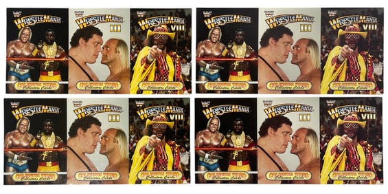 Wrestle Mania Trading Card Collection