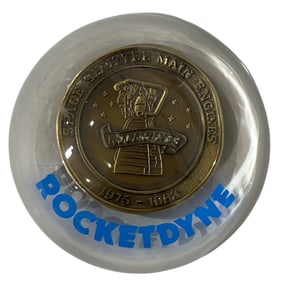 1975 to 1988 Space Shuttle Main Engines Paperweight