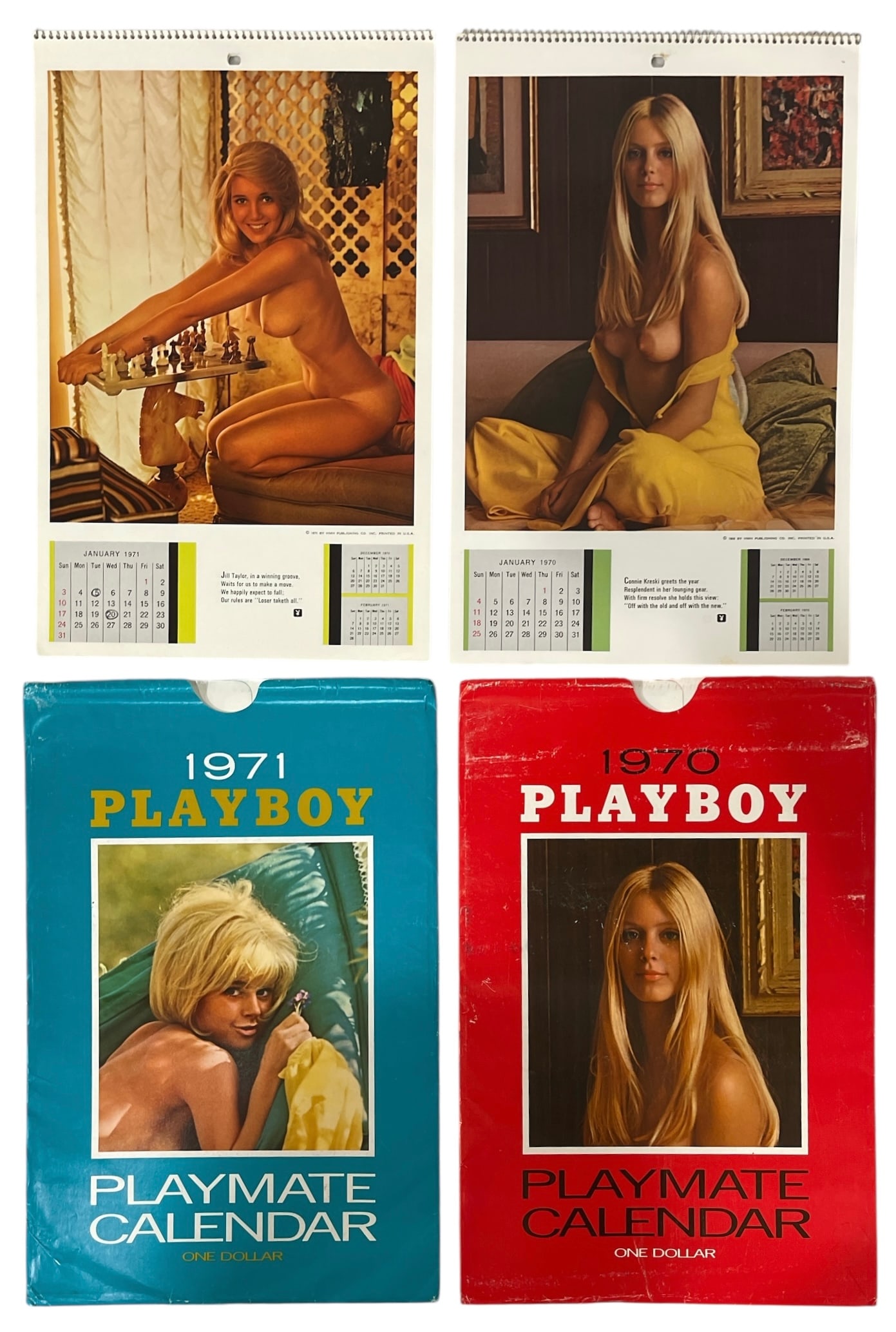 1971 And 1970 Playboy Playmate Calendar Collection (1 of 5)