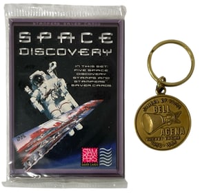 Sealed Space Discovery Stamp | Bell Agena Keychain