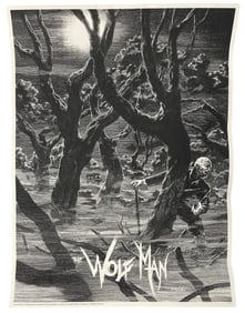 Universal Studios Monsters Poster by Tom Whalen | The Wolf Man