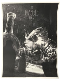 Universal Studios Monsters Poster by Tom Whalen | The Invisble Man