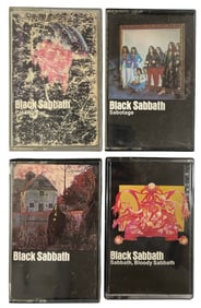 Black Sabbath Cassette Tape Collection