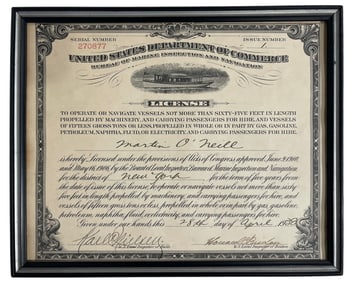 Martin O. Neill | Marine Inspection License | SN 270877 | IS 1