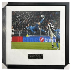 Framed Signed Cristiano Ronaldo | With COA | COA No. K66063