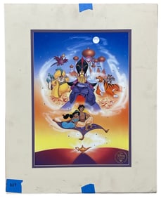 Exclusive Commemorative Lithograph | Aladdin Poster