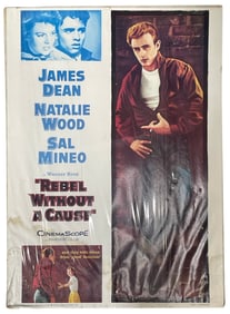 Vintage Jame Dean Rebel Without A Cause Poster