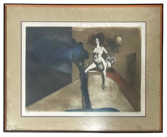 Tony Bass | Anaclisis | Framed Lithograph | Edition 32 of 50 | Signed