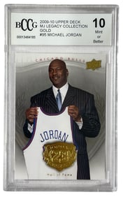 2009 to 2010 Upper Deck MJ Legacy Collection | Graded 10