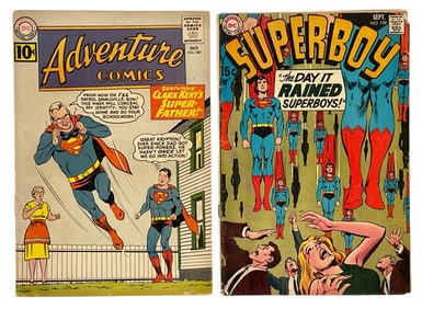 DCs Adventure Comics And Superboy Comic Book Collection