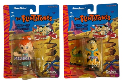 Hanna Barbera The Flintstones | Pebbles and Fred | Wind Up Toys