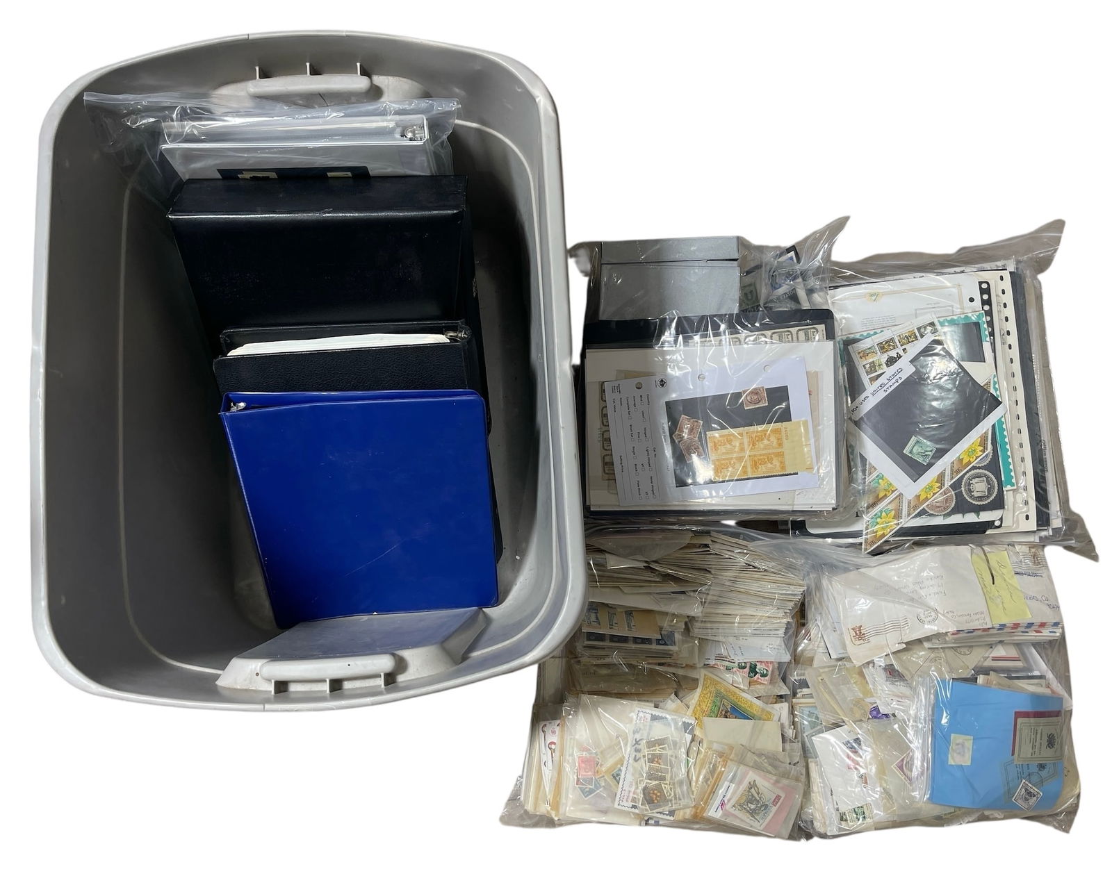 Large Lot Of Stamp Collection (1 of 3)