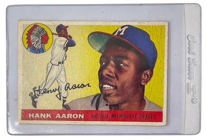 Hank Aaron Baseball Collectors Card