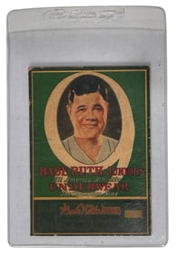 Babe Ruth Baseball Collectors Card