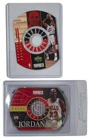 Michael Jordan and Charles Barkley Basketball Collectors Cards