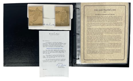 22kt Gold Baseball Cards