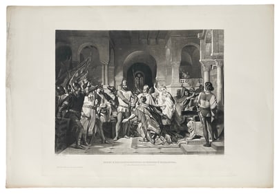 Henry Submitting To Frederick Barbarossa Print