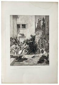 Tullia Driving Over The Dead Body Of Her Father Print