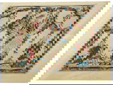 American Revolution War French Victory Print
