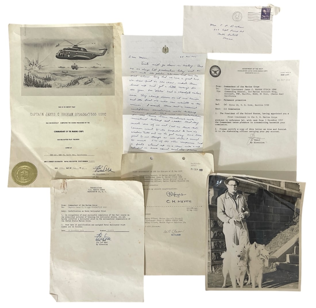 Captain James C Brokaw Military Document Collection: Captain James C Brokaw Military Document Collection