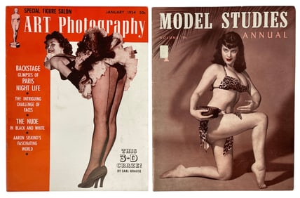 Art Photography and Model Studies Vintage Magazine Collection