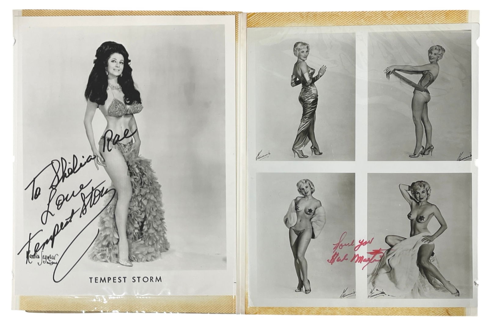 Vintage Signed Burlesque Photo Collection (1 of 2)