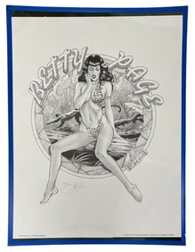SIGNED Betty Page Poster | 405 to 1000