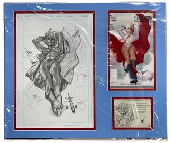 DC Cover Art Reproduction Print | Power Girl | with COA