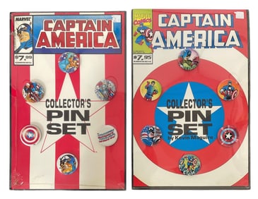 Marvels Captain America Pin Set Collection