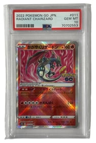 2022 Pokemon Go Japanese Radiant Charizard | Graded 10