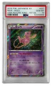2016 PM Japanese XY Mew HOLO | Graded 10