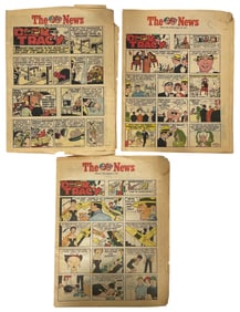 Vintage Newpaper Comic Page Collection
