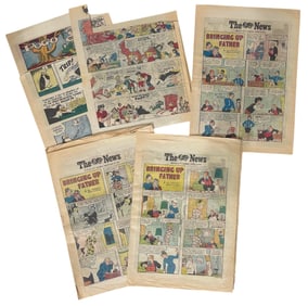Vintage Newpaper Comic Page Collection