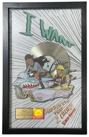Framed Single "I Want" | Gold Single