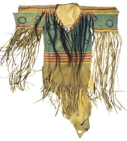American Indian Beaded Fringe Shirt