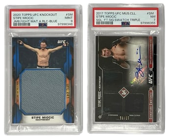 Graded UFC Trading Card Collection