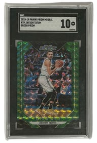 2018 to 19 Panini Prizm Mossaic Jayson Tatum No. 39 | Graded 10