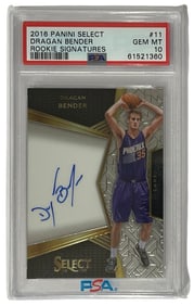 2016 Panini Select Dragan Bender No. 11 | PSA 10