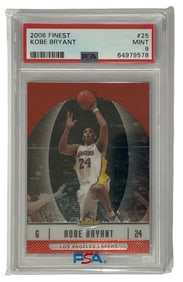 2006 Finest Kobe Bryant No. 25 | PSA 9