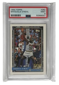 1992 Topps Shaquillw O Neal No. 362 | Graded 9