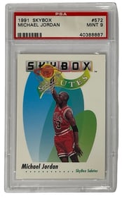 1991 Skybox Michael Jordan No. 572 | PSA 9