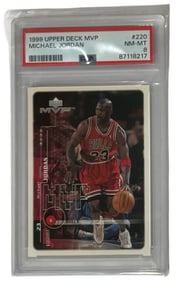 1999 Upper Deck MVP Michael Jordan No. 220 | Graded 8